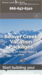 Mobile Screenshot of beavercreeklodging.net